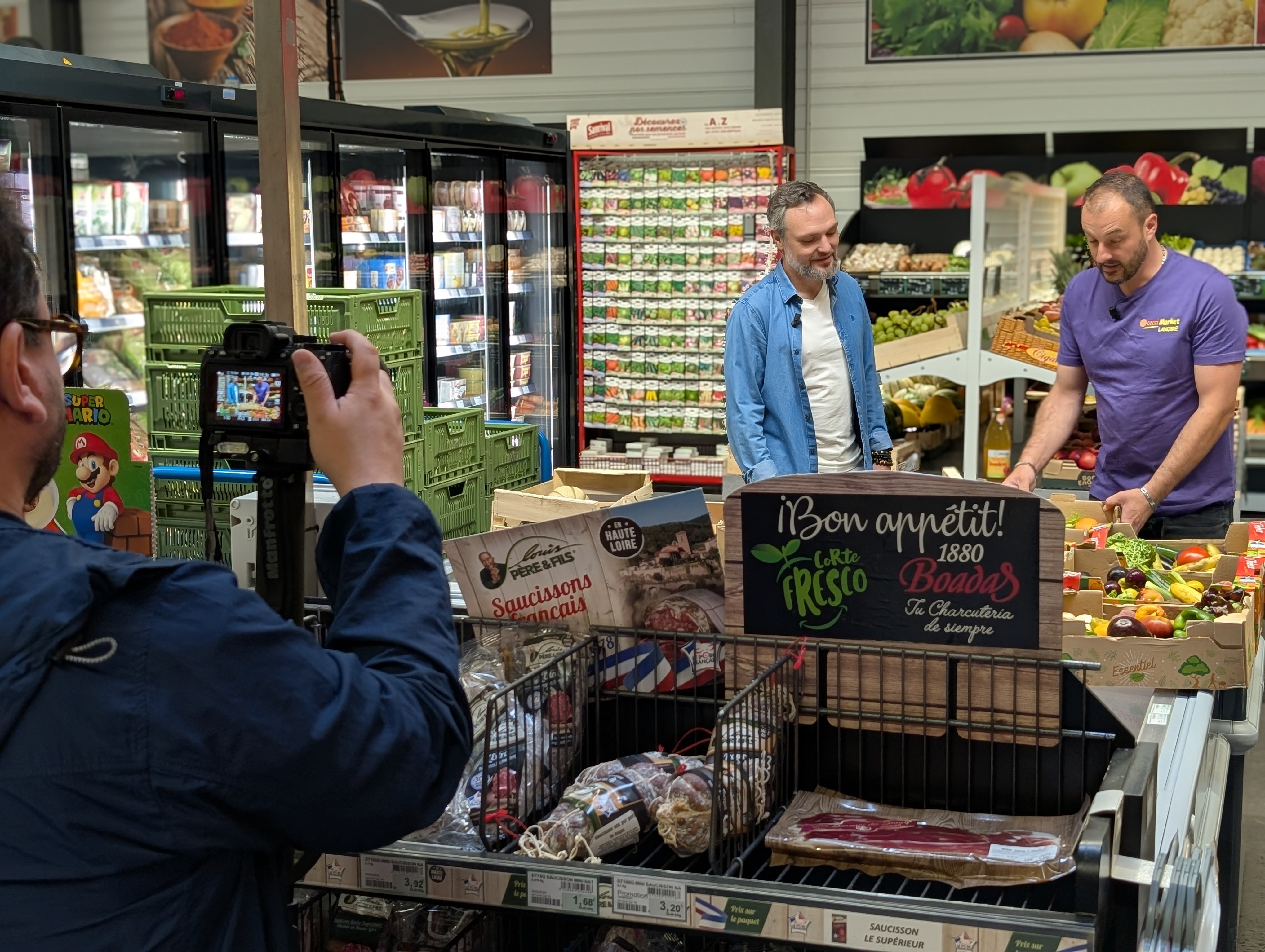 Tournage Coccimarket Lanobre